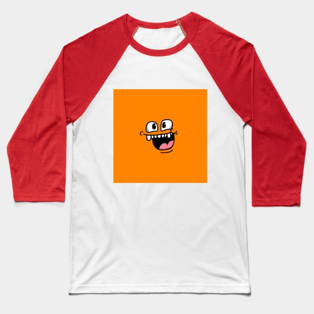 ORANGE Baseball T-Shirt by lucbrennan